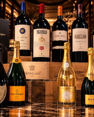 FUORI TUTTO CHAMPAGNE SUPERTUSCAN ROSSI BIANCHI