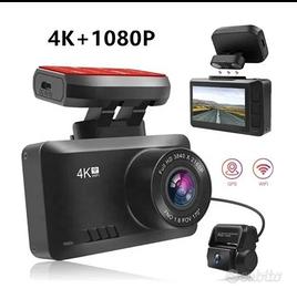 Dash cam auto 4k UHD GPS Wifi visone notturna