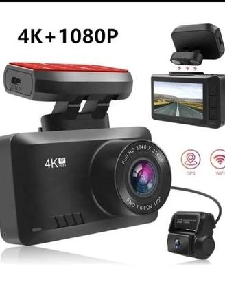 Dash cam auto 4k UHD GPS Wifi visone notturna