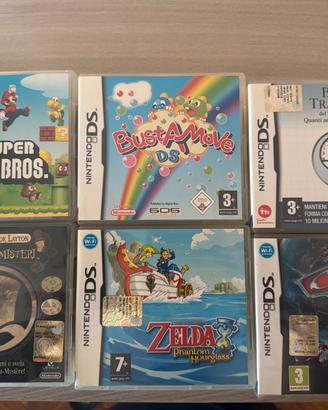 Lotto giochi Nintendo DS - Mario/Zelda/Cars