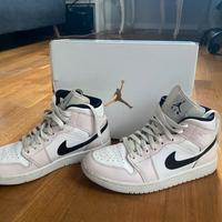 Jordan 1 Mid rosa chiaro (donna) numero 40.5