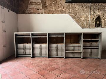 Cassettiera tipografica anni ’60 – 120 cassetti