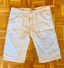 Pantaloncini bermuda lino