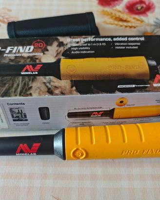 metal detector minelab pro find 20