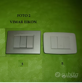 INTERRUTTORI E PLACCHE SERIE VIMAR ARKE' - EIKON