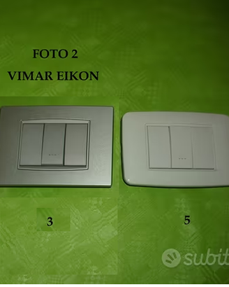 INTERRUTTORI E PLACCHE SERIE VIMAR ARKE' - EIKON