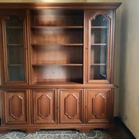 Libreria in legno noce 