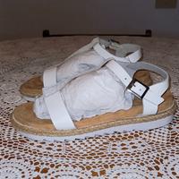 Sandali bianco 37 pelle NEW
