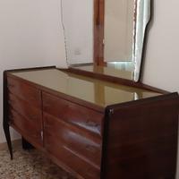 Cassettiera vintage con specchio anni 70