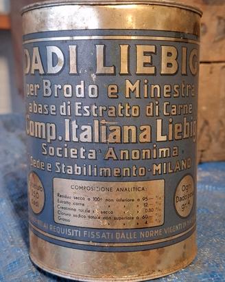 Scatola latta vingate DADI LIEBIG