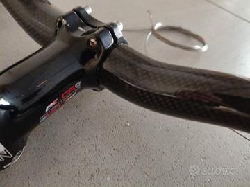 manubrio carbonio completo