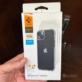 Apple iPhone 14 Plus Spigen Custodia e 2 Kit Vetro