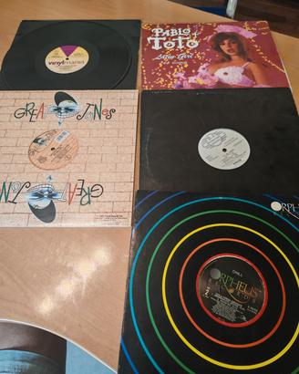 lotto 5 vinili 1987-1989 genere discoteca