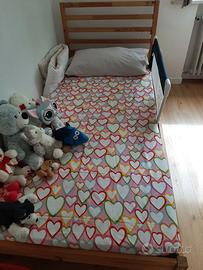Letto singolo ikea Tarva cn materaso incluso