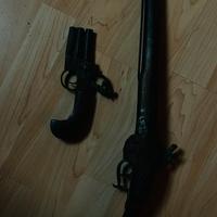 Fucile e pistola da collezione antiquariato