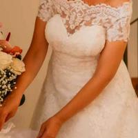 Elegantissimo abito da sposa sartoriale