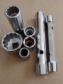 Chiavi a tubo più bussole 