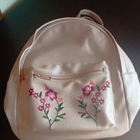 Zainetto ecopelle donna color crema