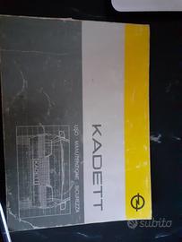 Libretto uso e manutenzione Kadett