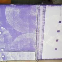 Quadro 76x142 viola, bianco e silver (argento)