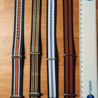 Set 4 cinturini NATO da 20 mm 