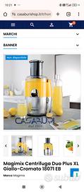Magimix Centrifuga Duo Plus XL Giallo-Cromato 1807