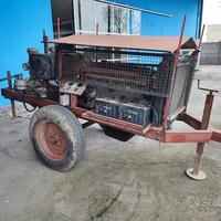 Gruppo motopompa Caprari artigianale carrellato