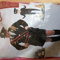 Vestito Carnevale Carabiniere femmina 9/11 anni