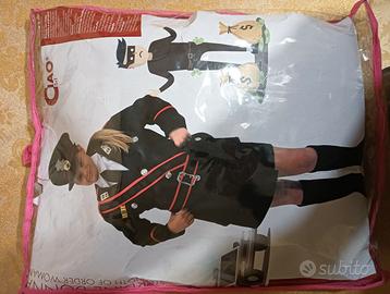Vestito Carnevale Carabiniere femmina 9/11 anni
