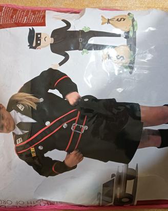 Vestito Carnevale Carabiniere femmina 9/11 anni