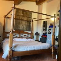 Letto baldacchino etnico