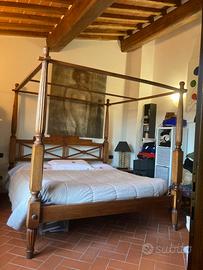 Letto baldacchino etnico
