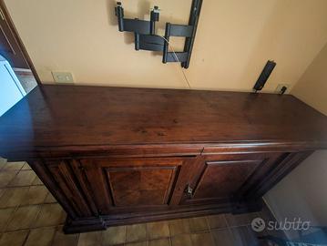 Credenza mobile vintage legno massello antica