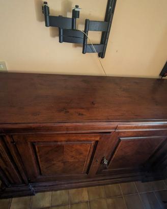 Credenza mobile vintage legno massello antica