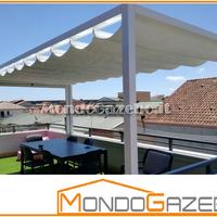 Pergola 4x6 copertura fissa 6x4 gazebo pompeiana