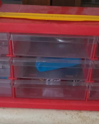 Cassetta porta attrezzi 28x15x15 con cassetti 