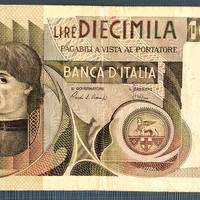 banconota italiana da 10.000 lire Ritratto d'uomo