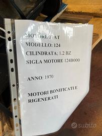 Motore Fiat 124