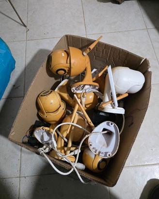 7 telecamere 360 ip con alimentatori 