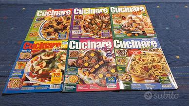 LOTTO 6 RIVISTE collana "CUCINARE BENE" (J)