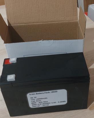 Batteria 12v 14A LiPo 18650