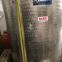 Serbatoio inox litri 1000 con accessori