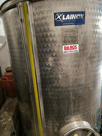 Serbatoio inox litri 1000 con accessori