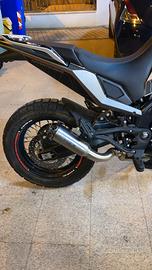 scarico f.lli Fresco in titanio per moto morini x 