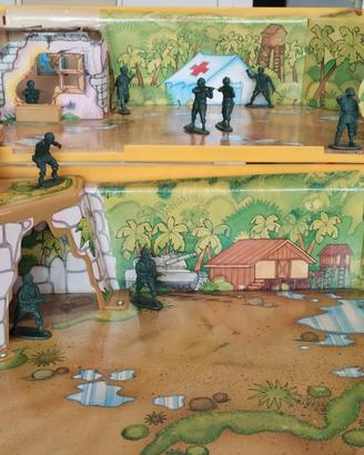 Valigetta playset militare vintage  PEZZO RARO