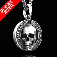 SKULL PENDANT FASHION VINTAGE COLLANA TESCHIO