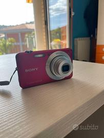 fotocamera sony cyberg-shot fucsia