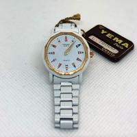 Yema Paris orologio donna vintage metallo bianco v