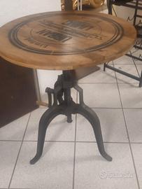 Tavolino vintage nuovo regolabile in altezza