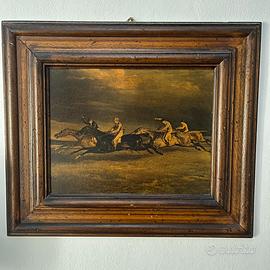 Quadro corse di cavalli